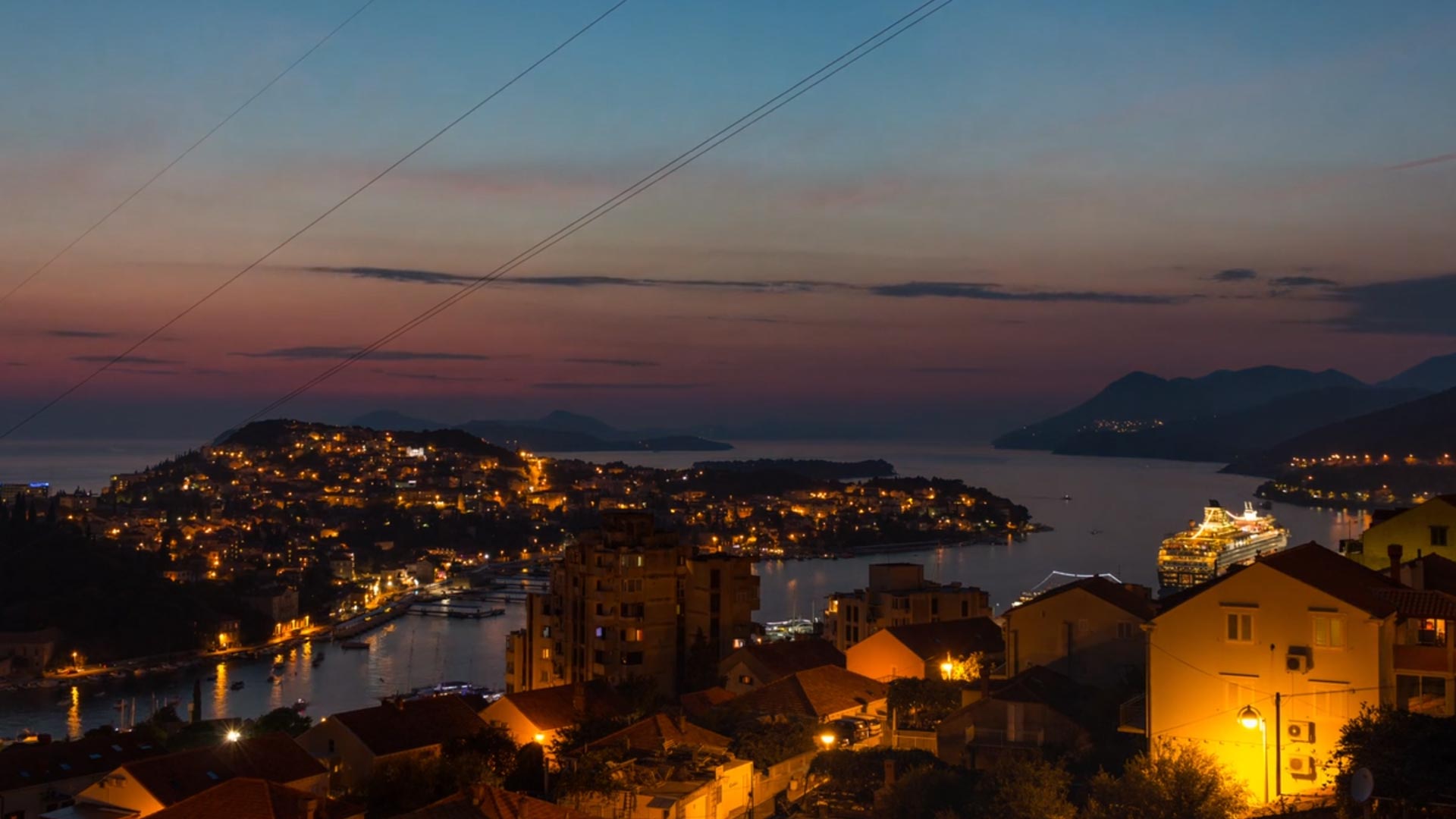 stock video dubrovnik